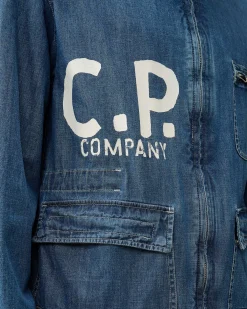 Homme C.P. Company Vestes Et Manteaux^Blu Goggle Jacket