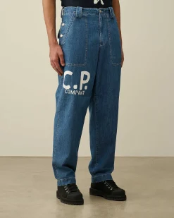 Homme C.P. Company Pantalons^Blu Loose Pants