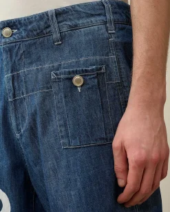 Homme C.P. Company Survêtements Et Shorts^Blu Utility Shorts