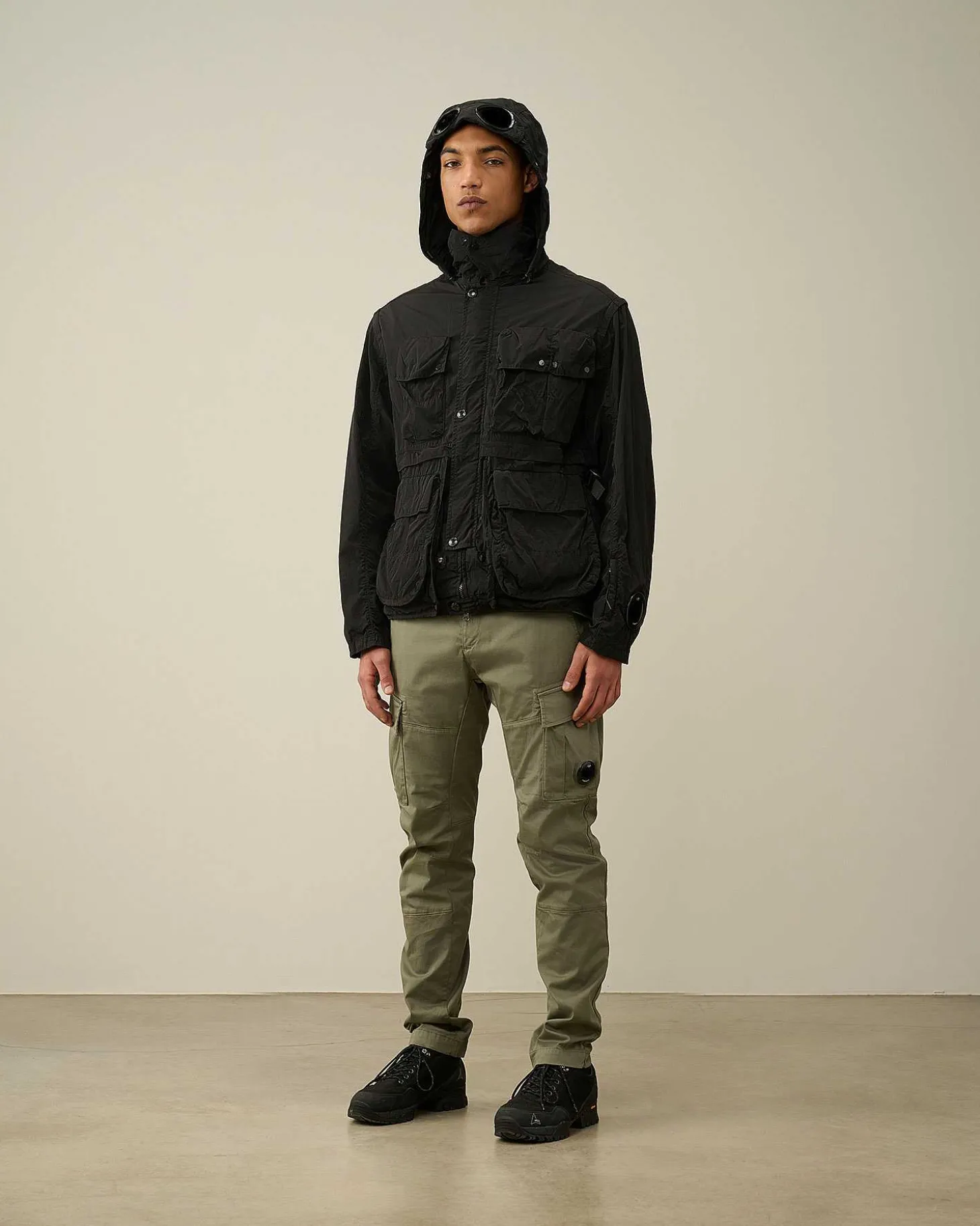 Homme C.P. Company Vestes Et Manteaux^Chrome-R Goggle Utility Jacket