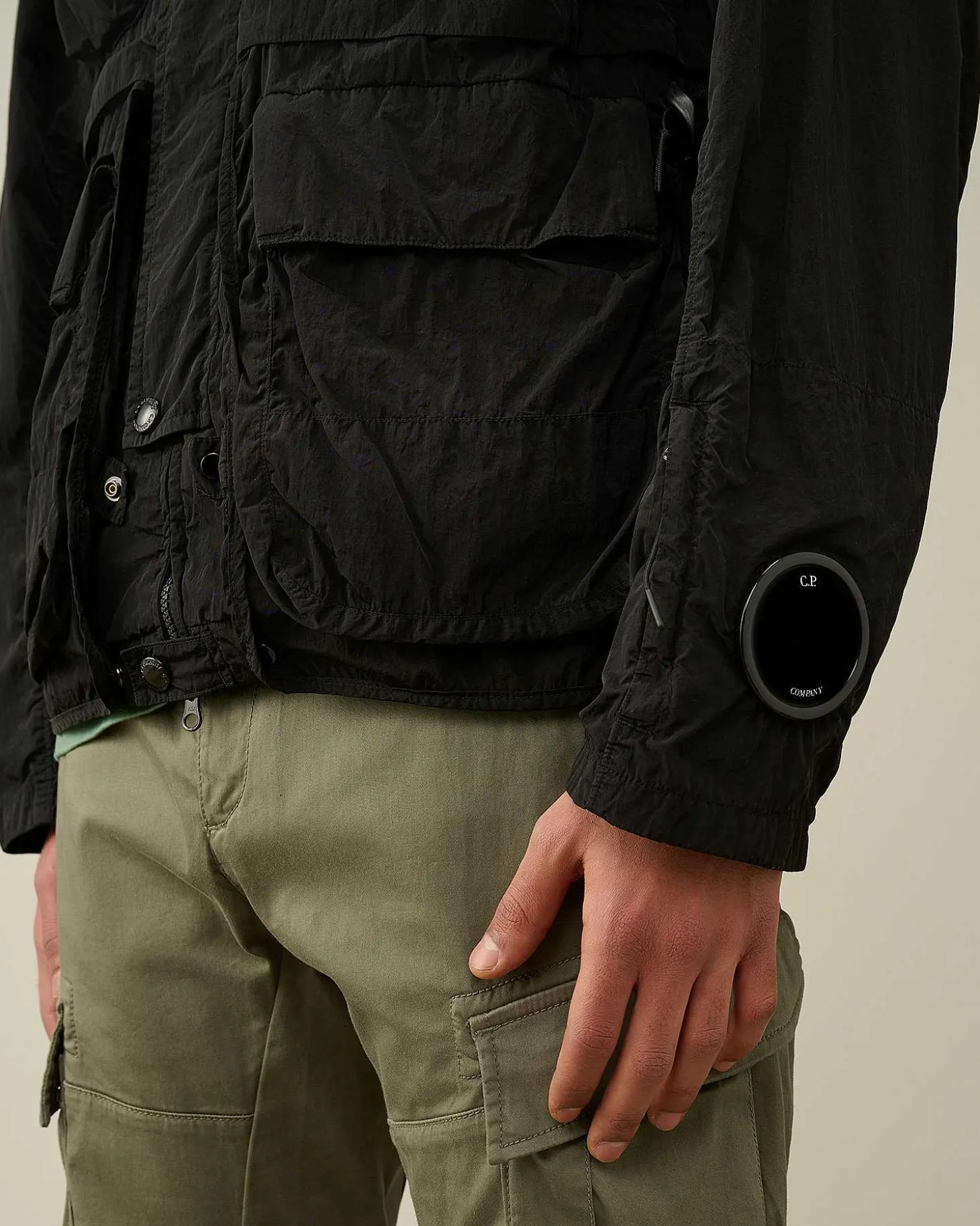 Homme C.P. Company Vestes Et Manteaux^Chrome-R Goggle Utility Jacket