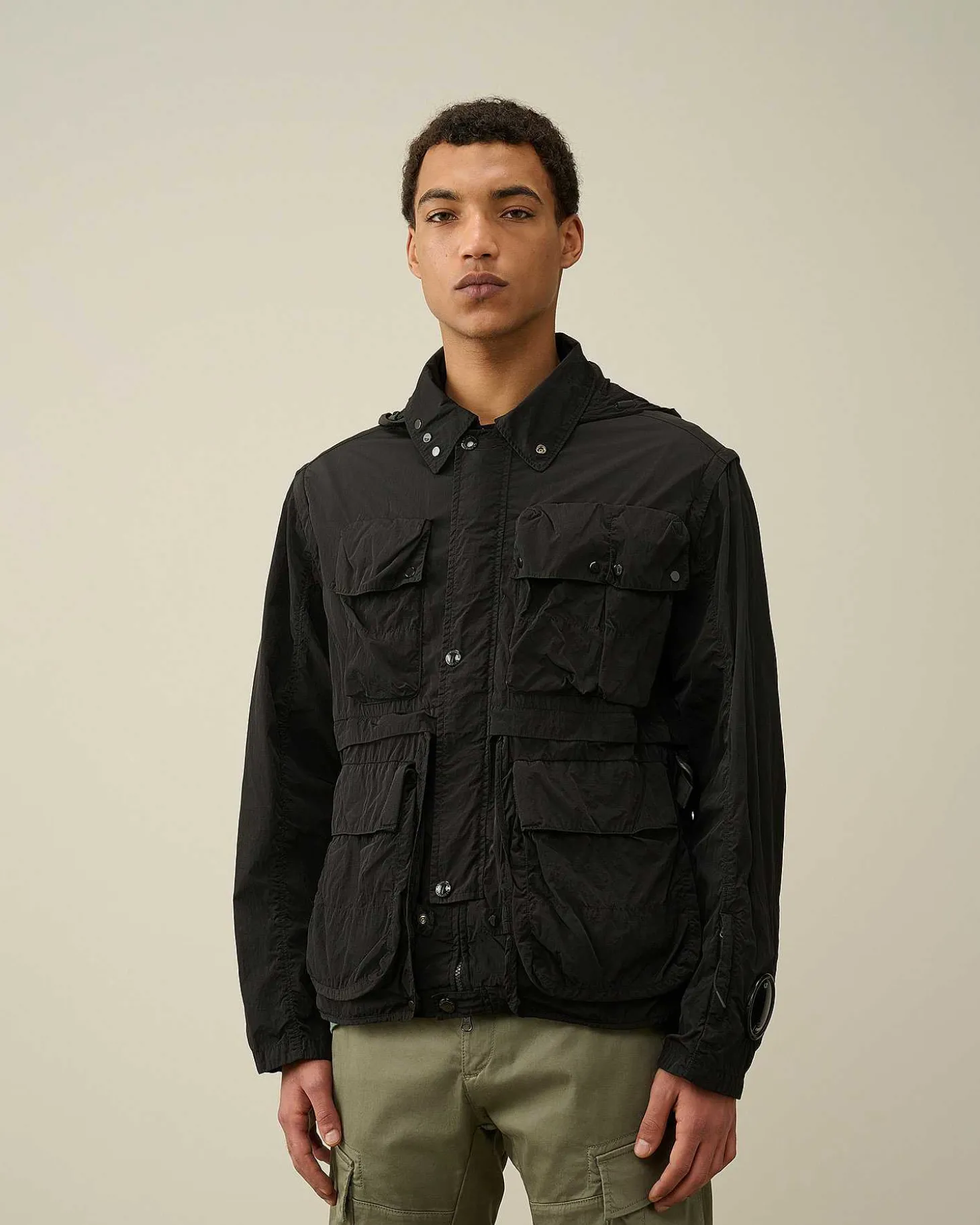 Homme C.P. Company Vestes Et Manteaux^Chrome-R Goggle Utility Jacket