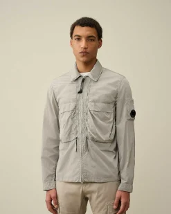 Homme C.P. Company Surchemises^Chrome-R Hooded Overshirt