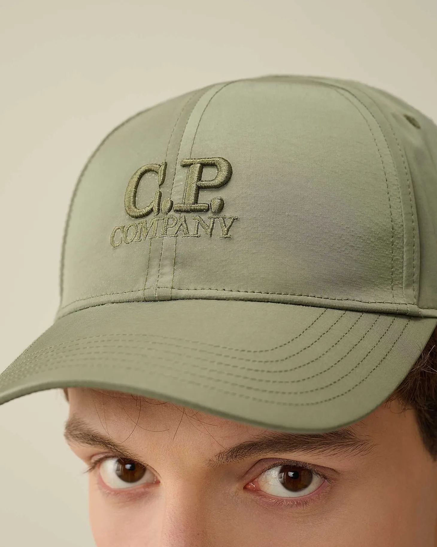 Homme C.P. Company Chapeaux^Chrome-R Logo Cap
