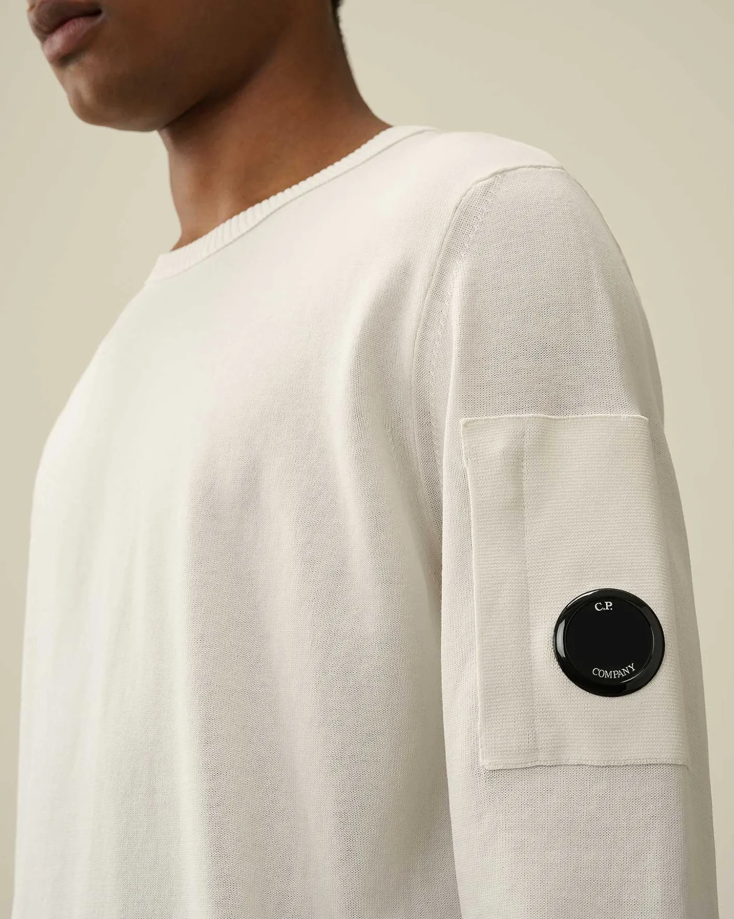 Homme C.P. Company Pulls^Cotton Crepe Jumper