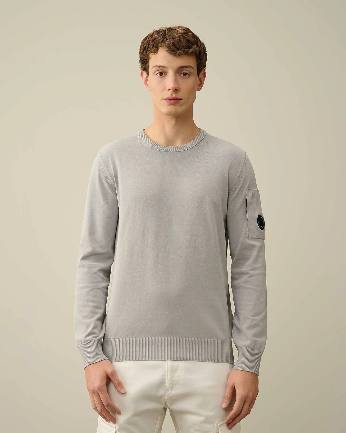 Homme C.P. Company Pulls^Cotton Crepe Jumper