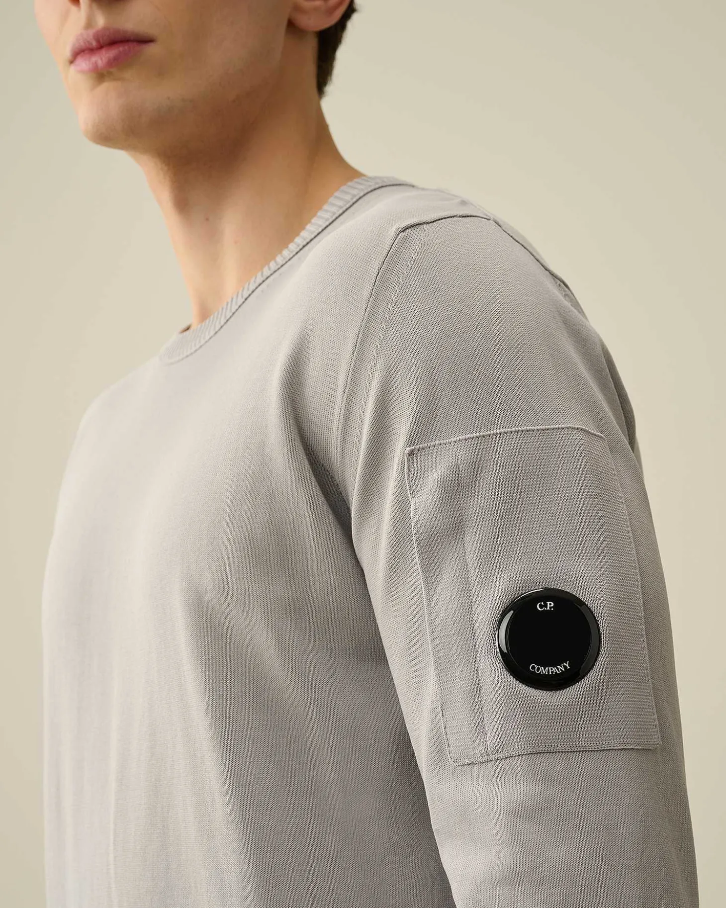 Homme C.P. Company Pulls^Cotton Crepe Jumper