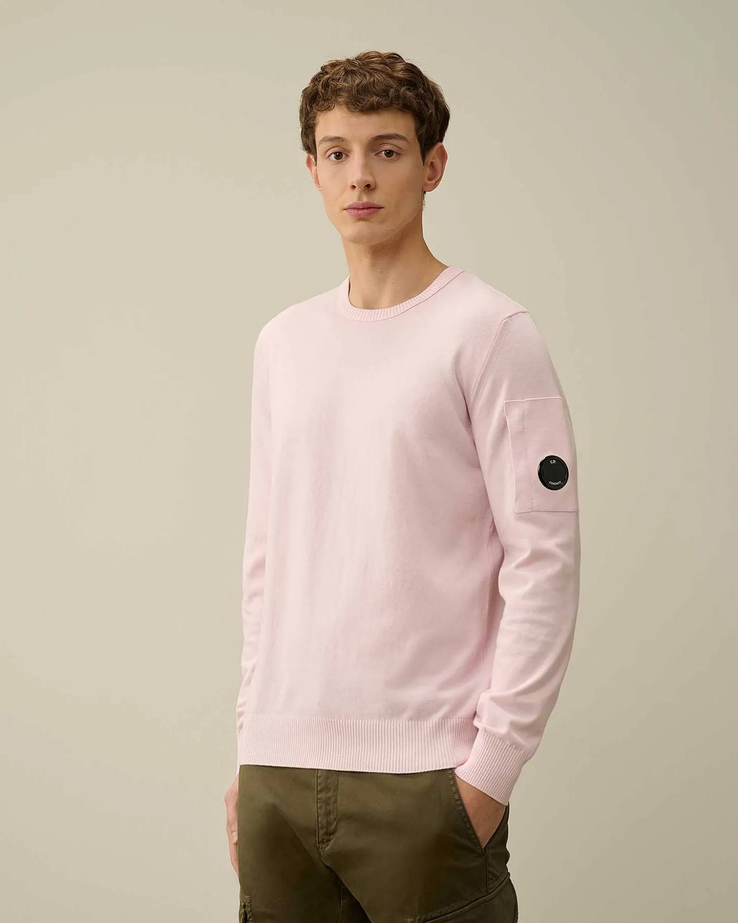 Homme C.P. Company Pulls^Cotton Crepe Jumper
