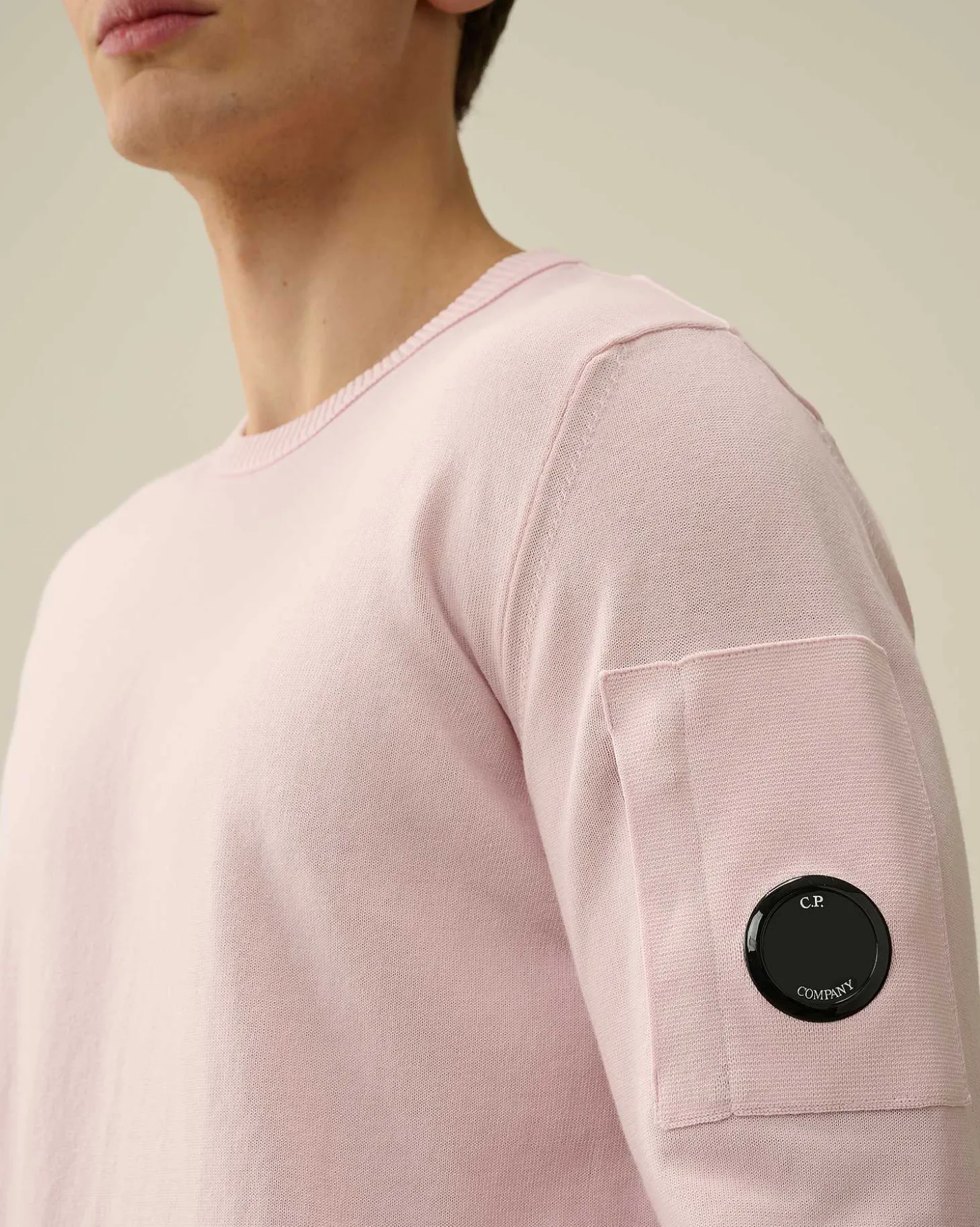 Homme C.P. Company Pulls^Cotton Crepe Jumper