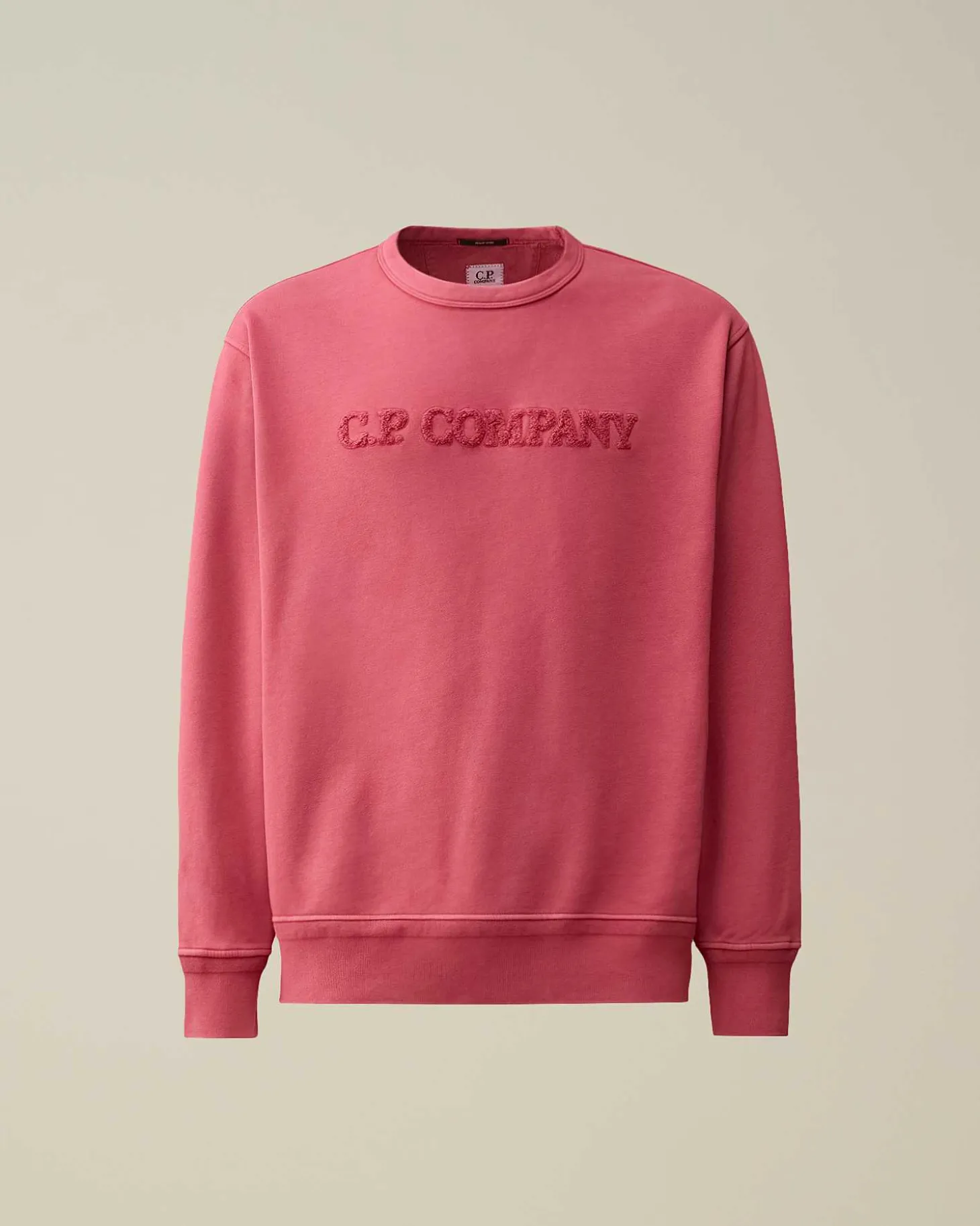Homme C.P. Company Sweat-Shirts^Cotton Diagonal Fleece Logo Sweatshirt