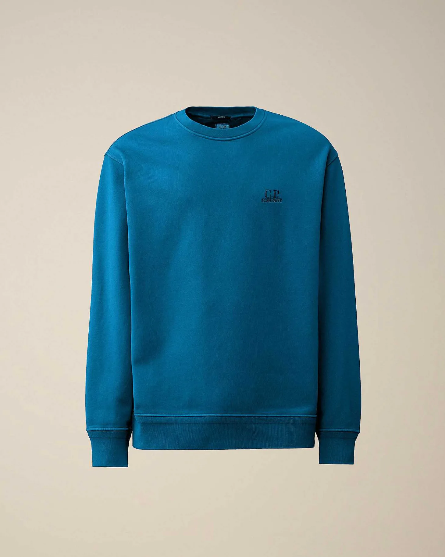 Homme C.P. Company Sweat-Shirts^Cotton Diagonal Fleece Logo Sweatshirt