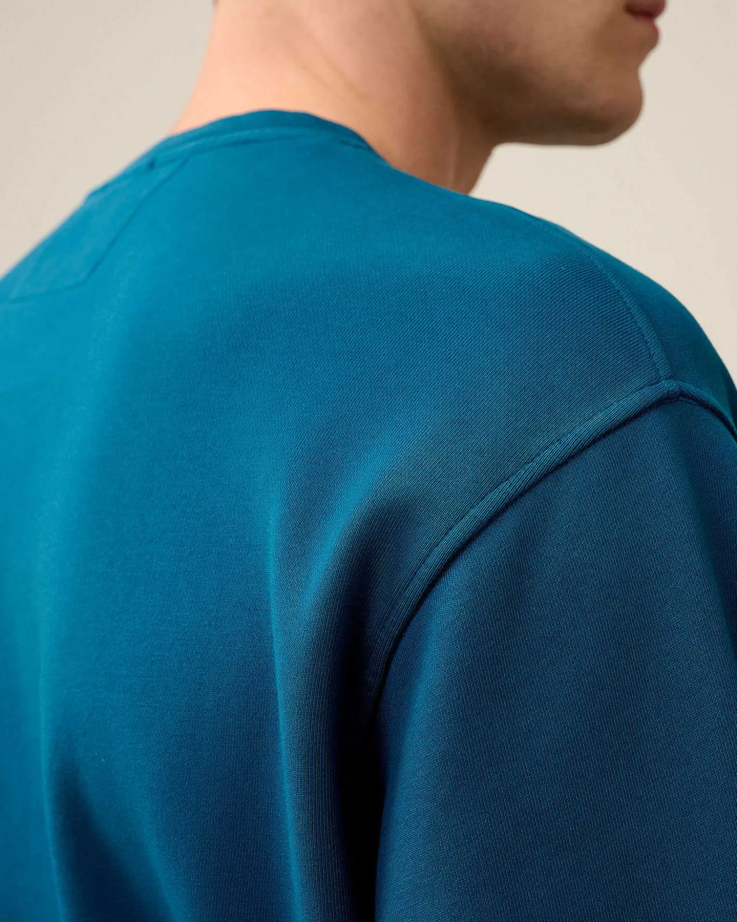 Homme C.P. Company Sweat-Shirts^Cotton Diagonal Fleece Logo Sweatshirt