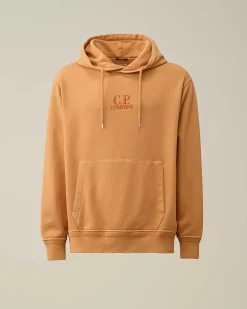 Homme C.P. Company Sweat-Shirts^Cotton Diagonal Fleece Logo Hoodie