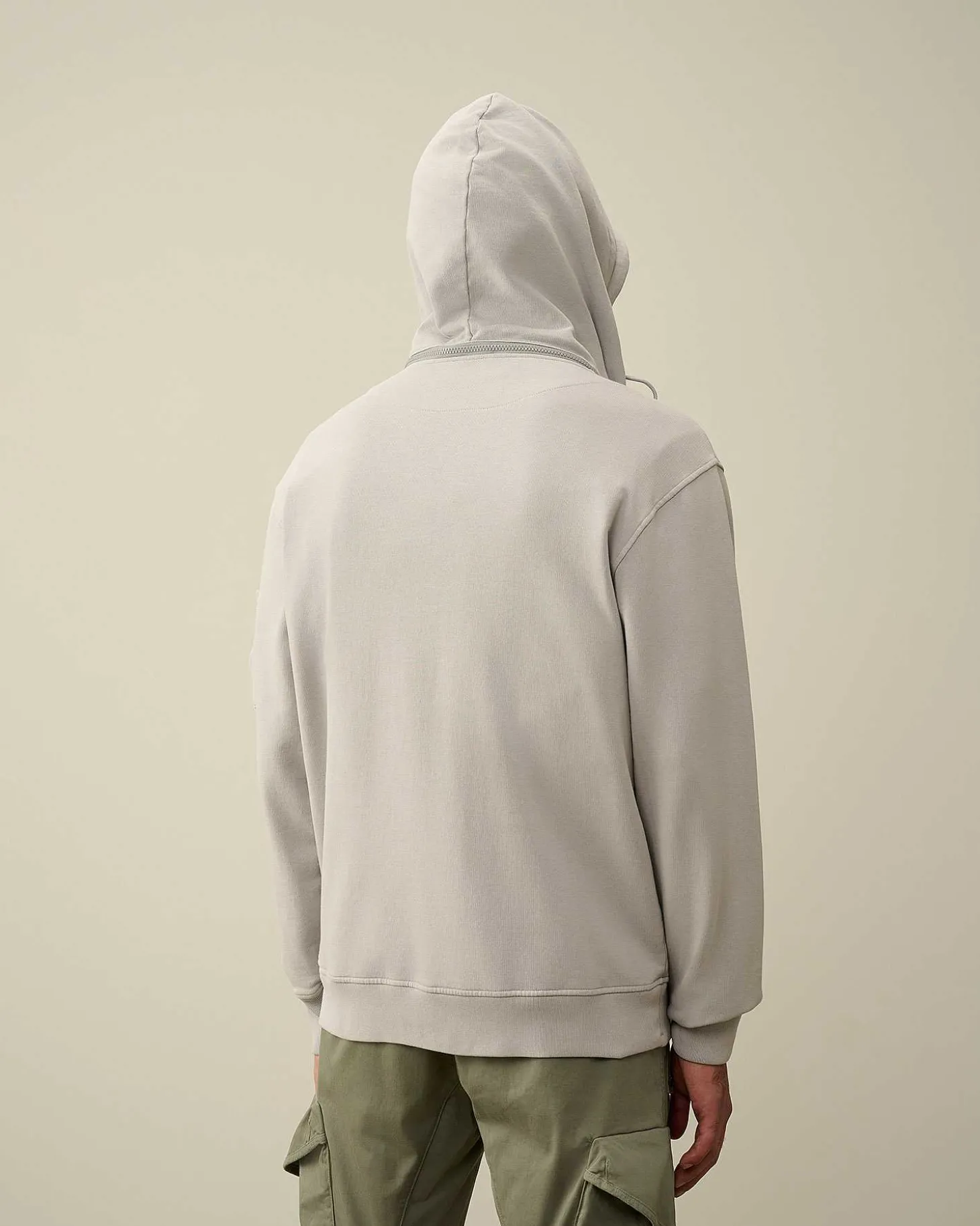 Homme C.P. Company Sweat-Shirts^Cotton Fleece Hooded Sweatshirt