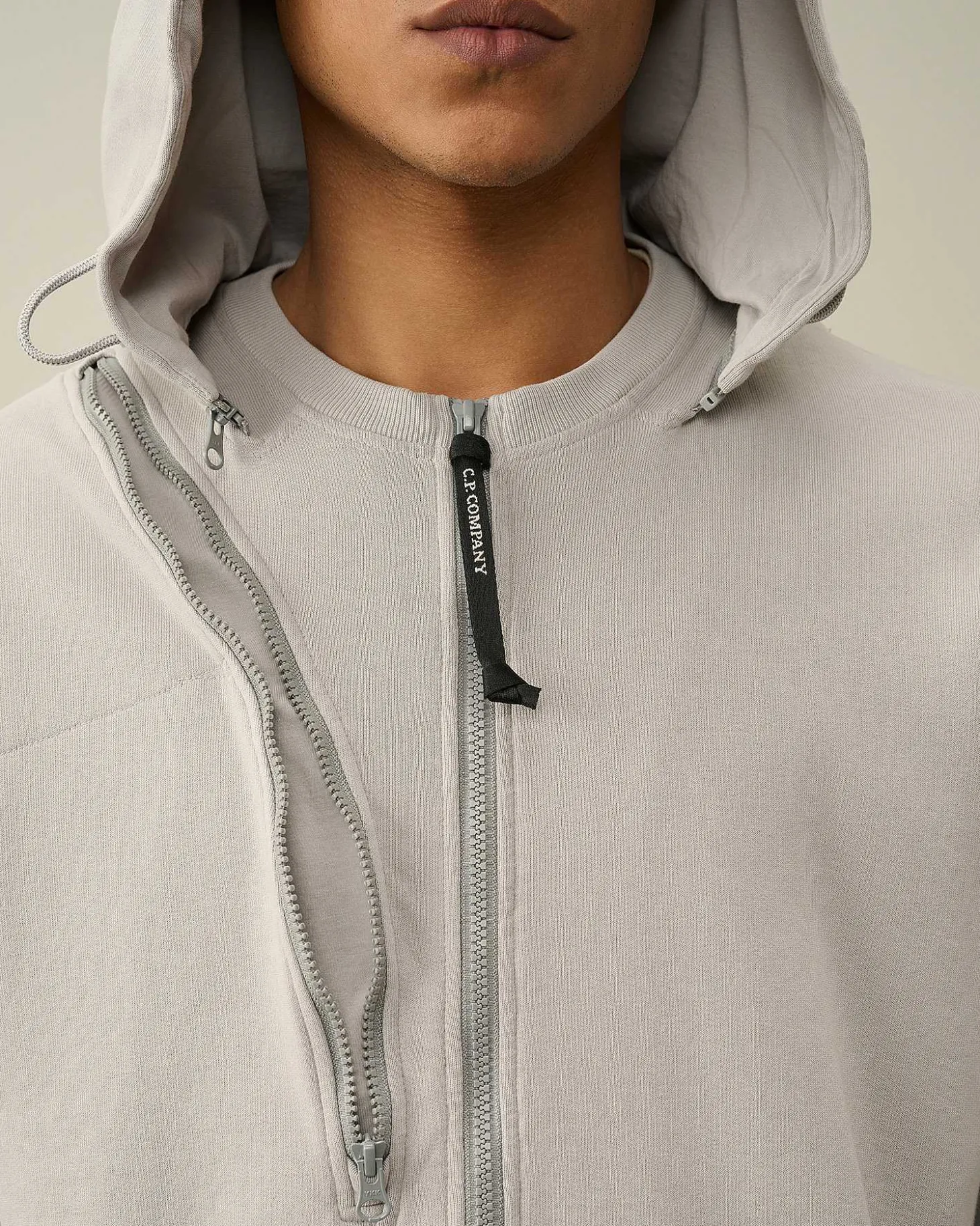 Homme C.P. Company Sweat-Shirts^Cotton Fleece Hooded Sweatshirt