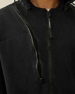 Homme C.P. Company Sweat-Shirts^Cotton Fleece Hooded Sweatshirt