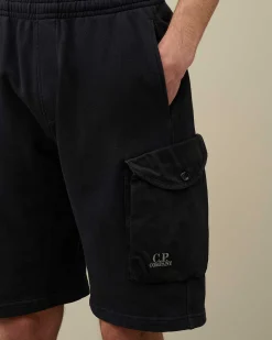 Homme C.P. Company Survêtements Et Shorts^Cotton Fleece Mixed Cargo Shorts