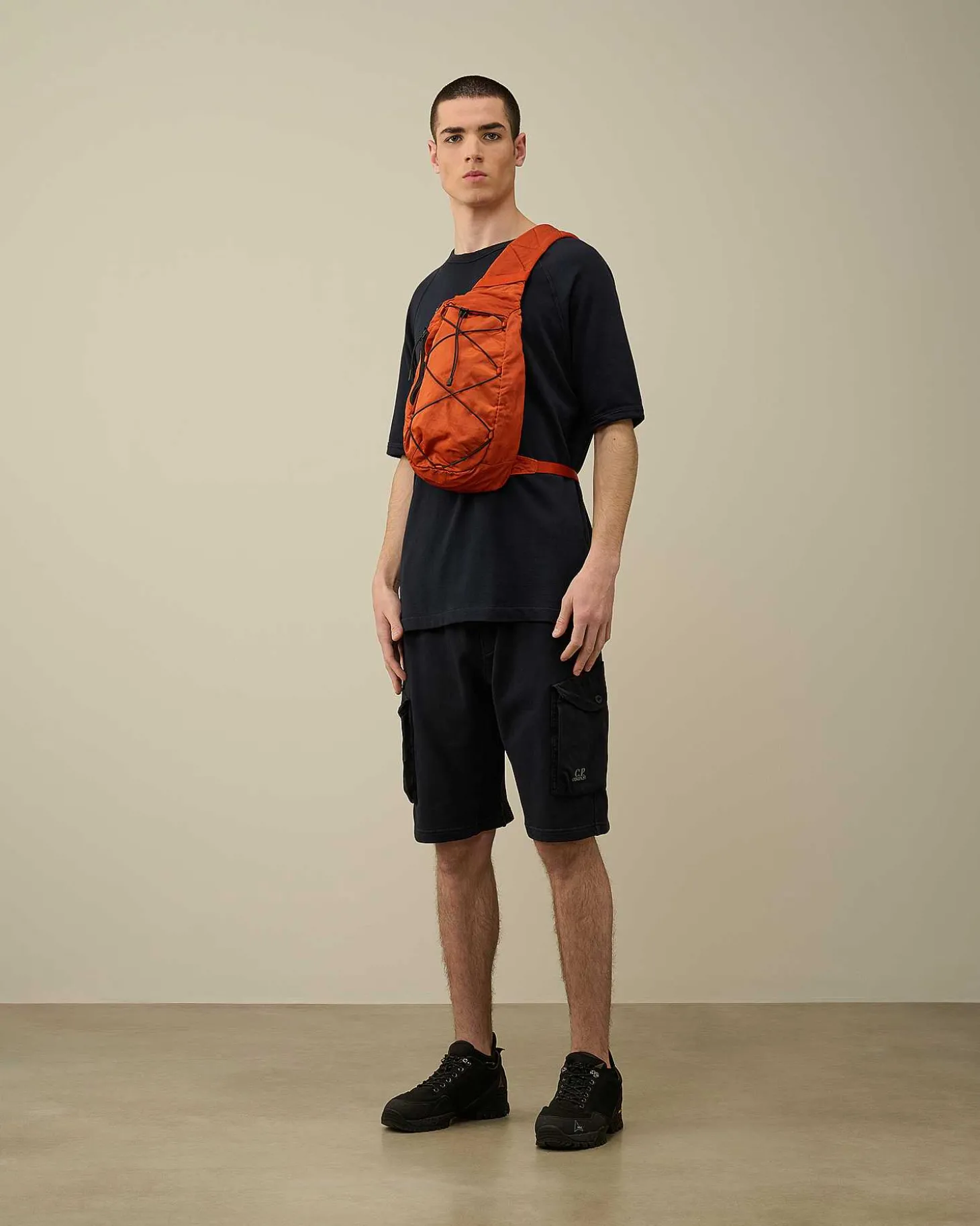 Homme C.P. Company Survêtements Et Shorts^Cotton Fleece Mixed Cargo Shorts