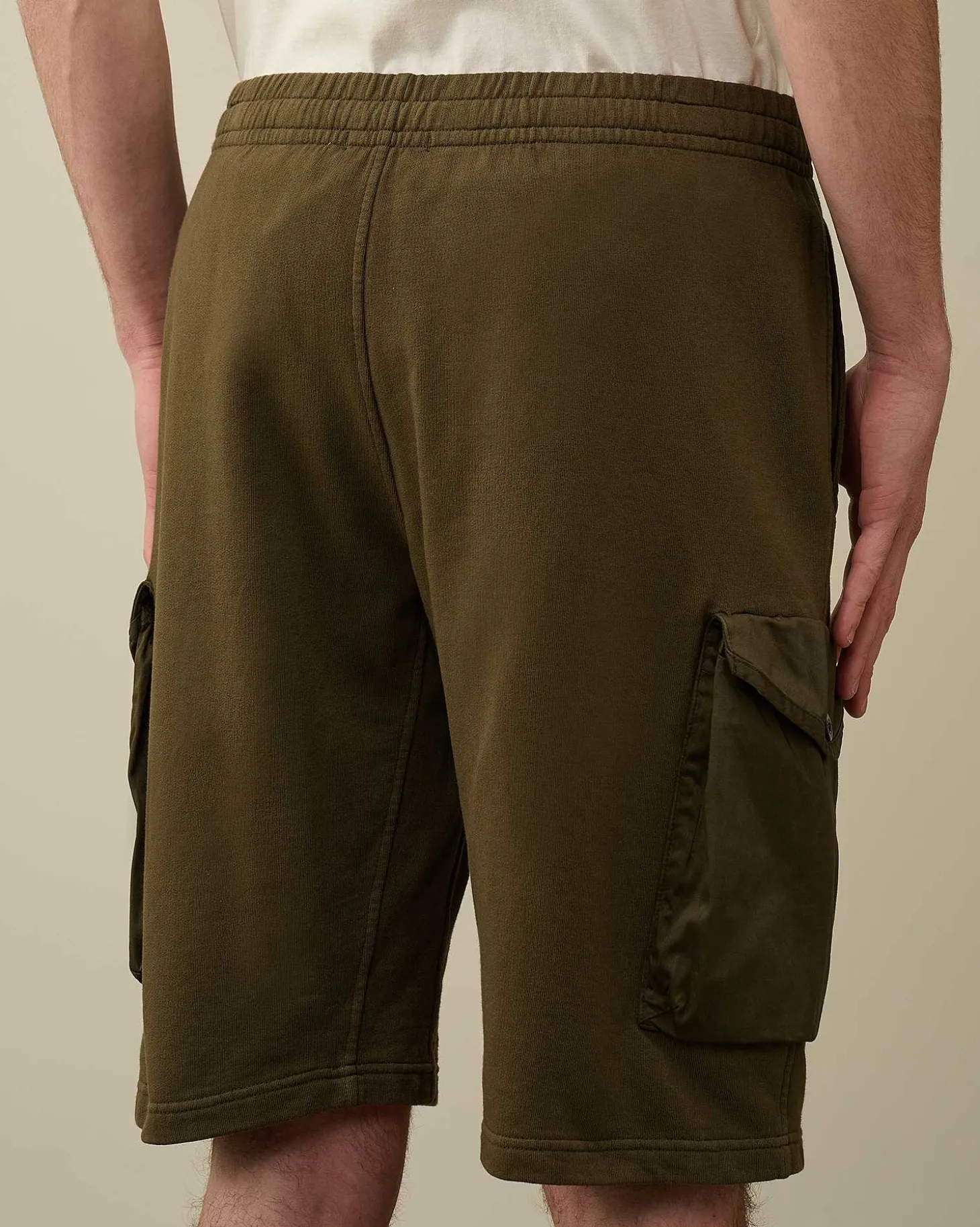 Homme C.P. Company Survêtements Et Shorts^Cotton Fleece Mixed Cargo Shorts