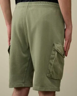 Homme C.P. Company Survêtements Et Shorts^Cotton Fleece Mixed Cargo Shorts