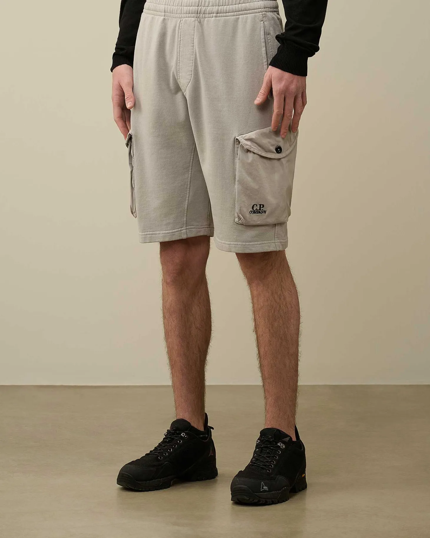 Homme C.P. Company Survêtements Et Shorts^Cotton Fleece Mixed Cargo Shorts