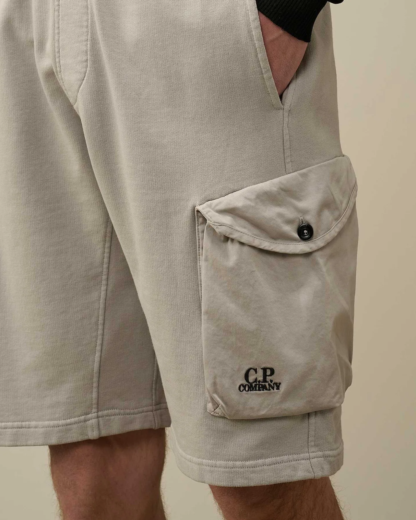 Homme C.P. Company Survêtements Et Shorts^Cotton Fleece Mixed Cargo Shorts