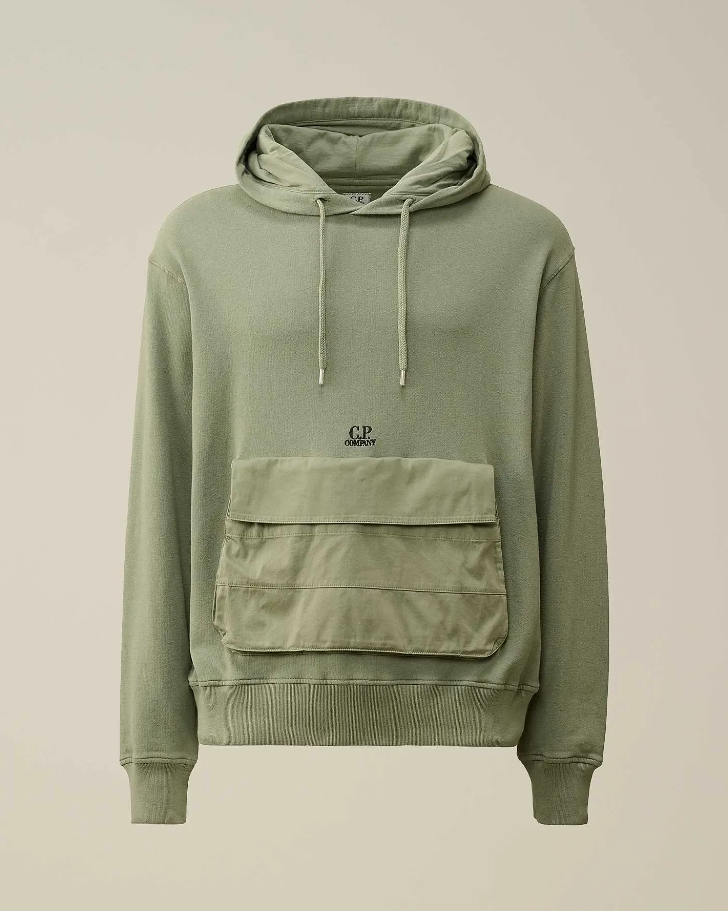 Homme C.P. Company Sweat-Shirts^Cotton Fleece Mixed Hoodie