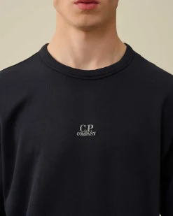 Homme C.P. Company Sweat-Shirts^Cotton Fleece Mixed Sweatshirt