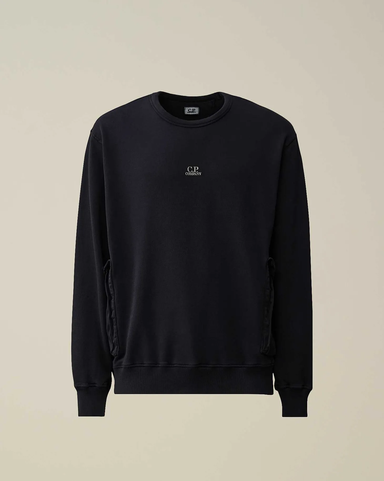 Homme C.P. Company Sweat-Shirts^Cotton Fleece Mixed Sweatshirt