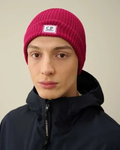 Homme C.P. Company Chapeaux^Cotton Logo Beanie