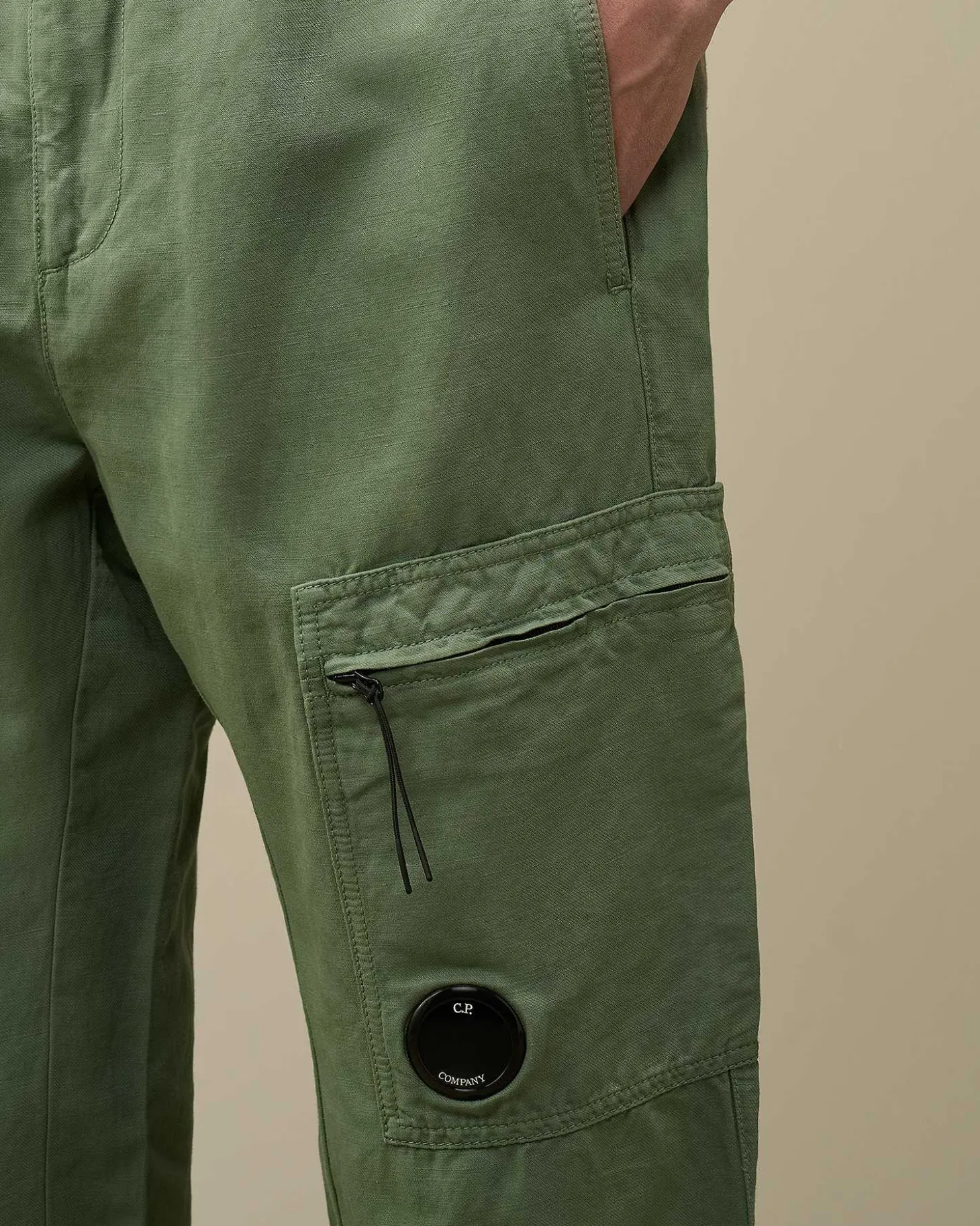 Homme C.P. Company Pantalons^Cotton/Linen Regular Cargo Pants