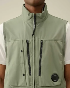 Homme C.P. Company Vestes Et Manteaux^C.P. Shell-R Utility Vest
