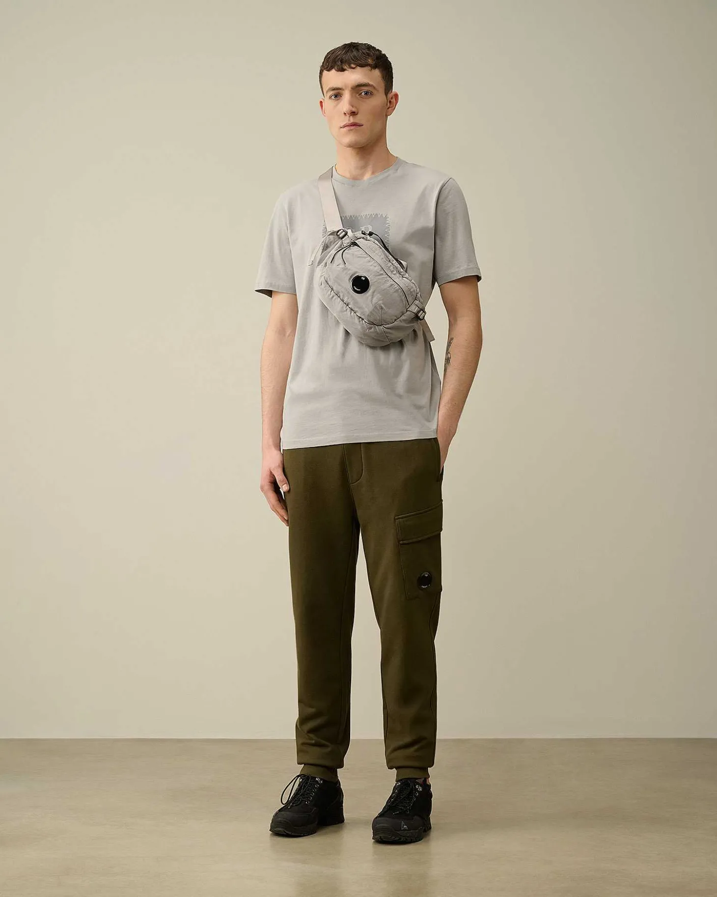 Homme C.P. Company Survêtements Et Shorts^Diagonal Raised Fleece Cargo Sweatpants