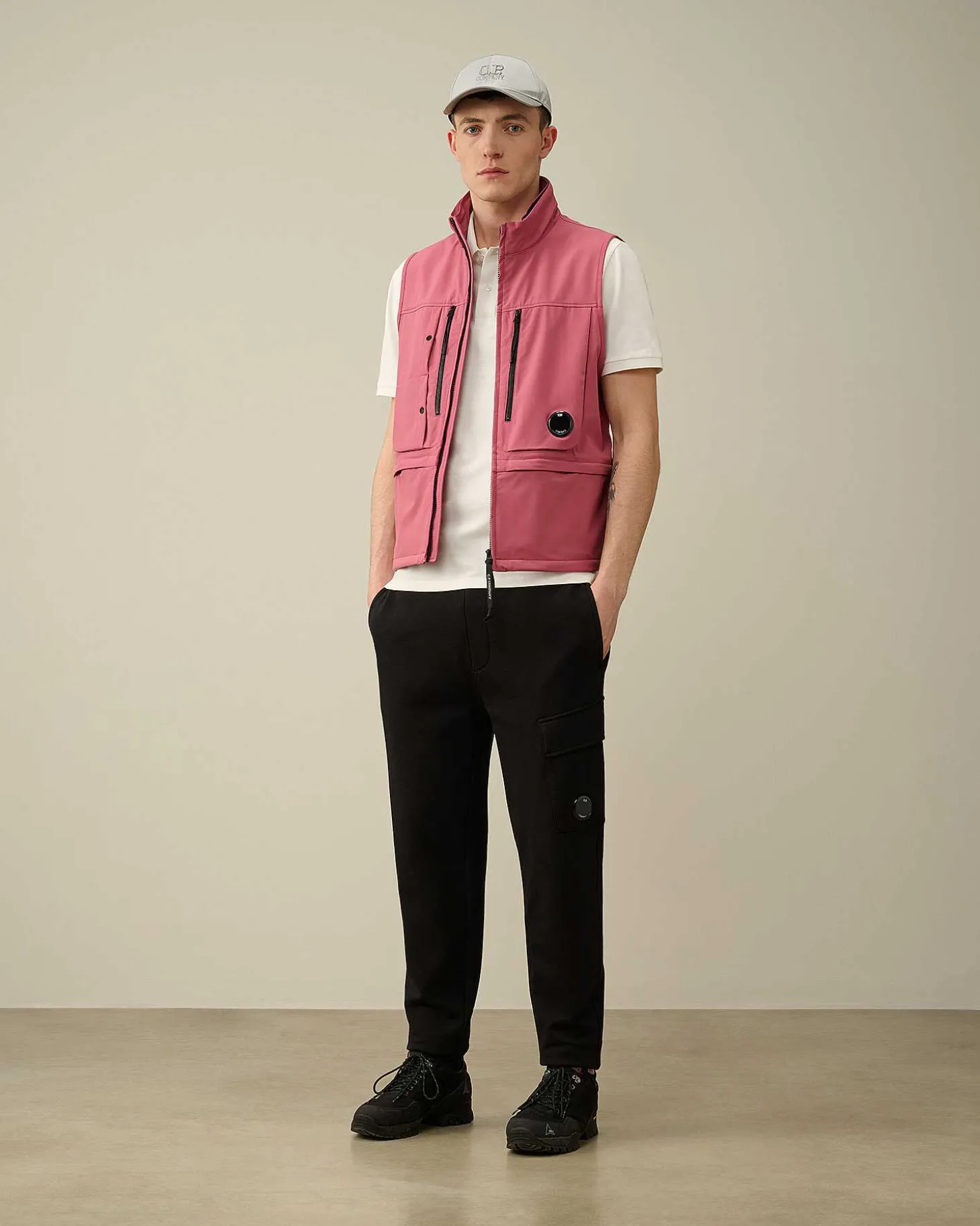 Homme C.P. Company Survêtements Et Shorts^Diagonal Raised Fleece Cargo Sweatpants