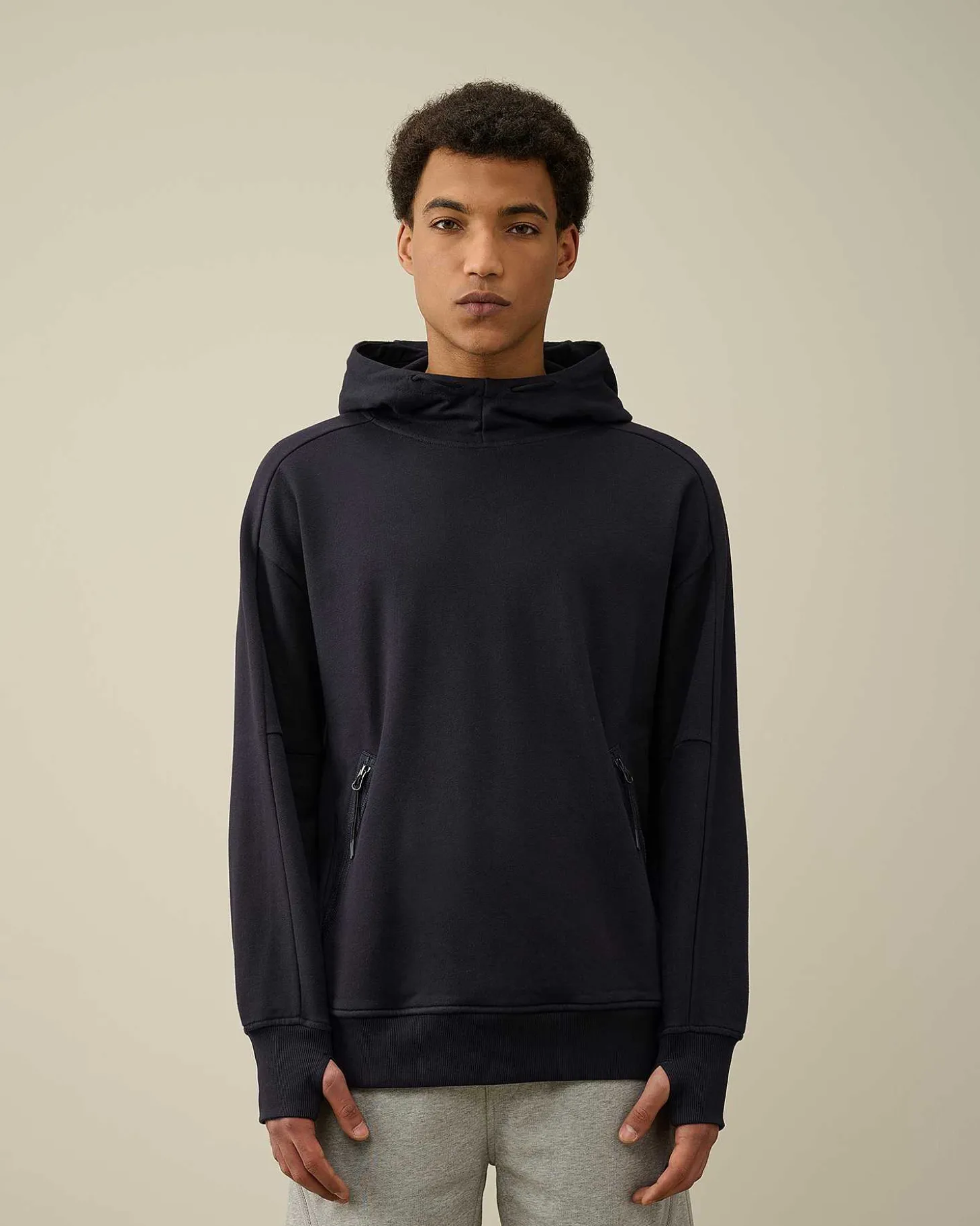 Homme C.P. Company Sweat-Shirts^Diagonal Raised Fleece Goggle Hoodie