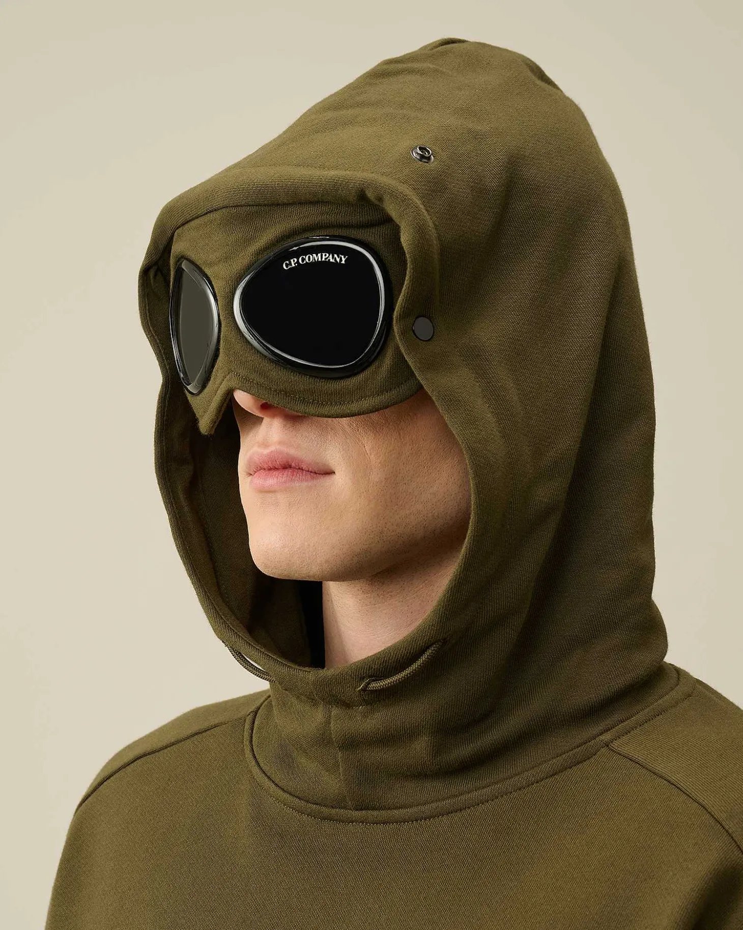 Homme C.P. Company Sweat-Shirts^Diagonal Raised Fleece Goggle Hoodie