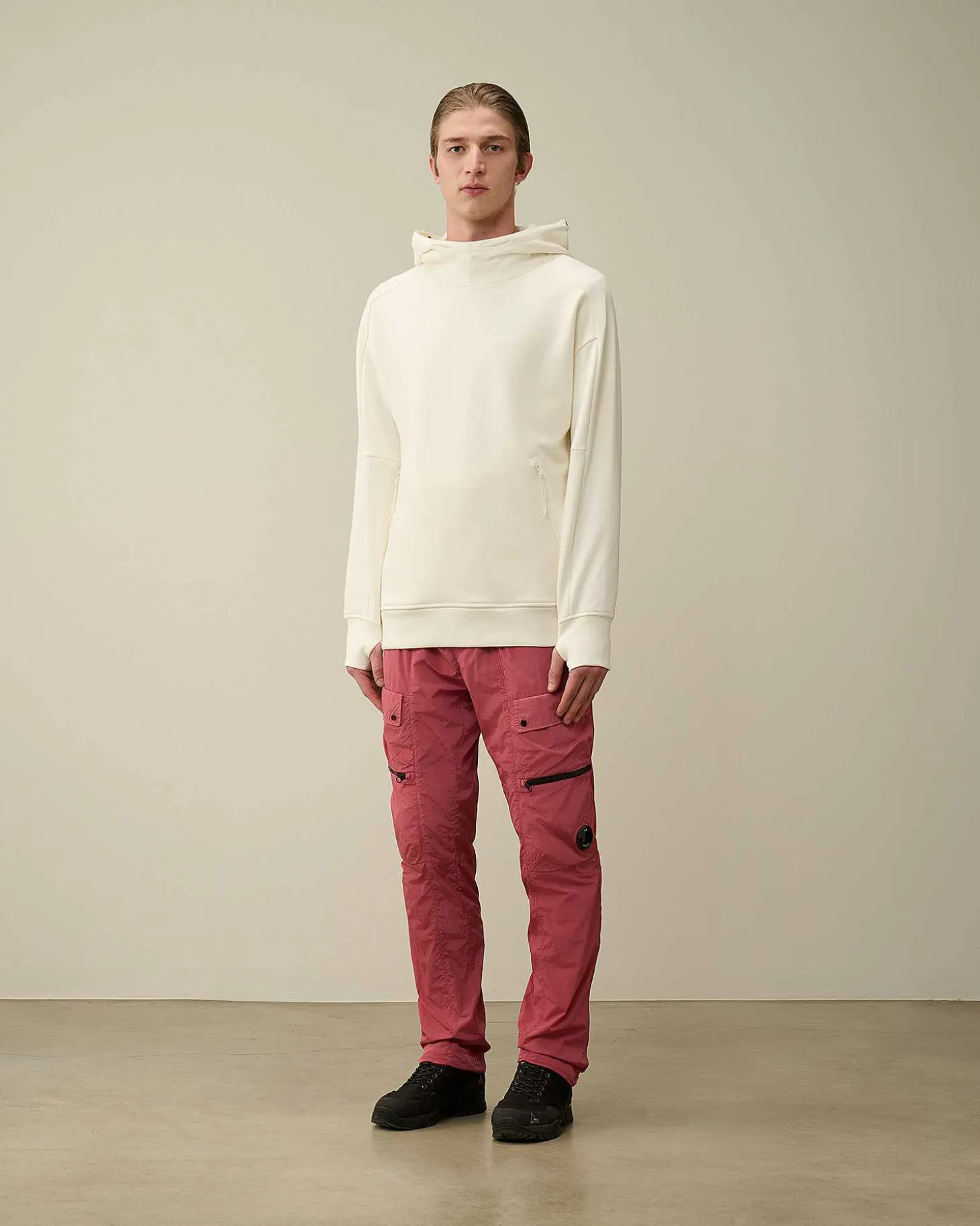Homme C.P. Company Sweat-Shirts^Diagonal Raised Fleece Goggle Hoodie