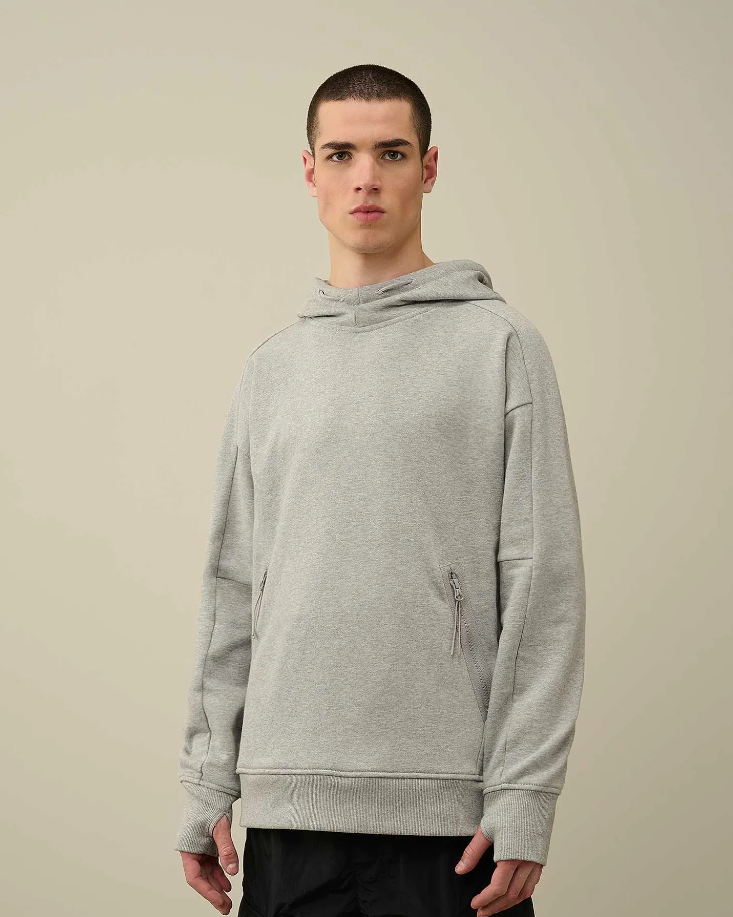 Homme C.P. Company Sweat-Shirts^Diagonal Raised Fleece Goggle Hoodie