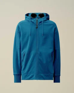 Homme C.P. Company Sweat-Shirts^Diagonal Raised Fleece Goggle Zipped Hoodie