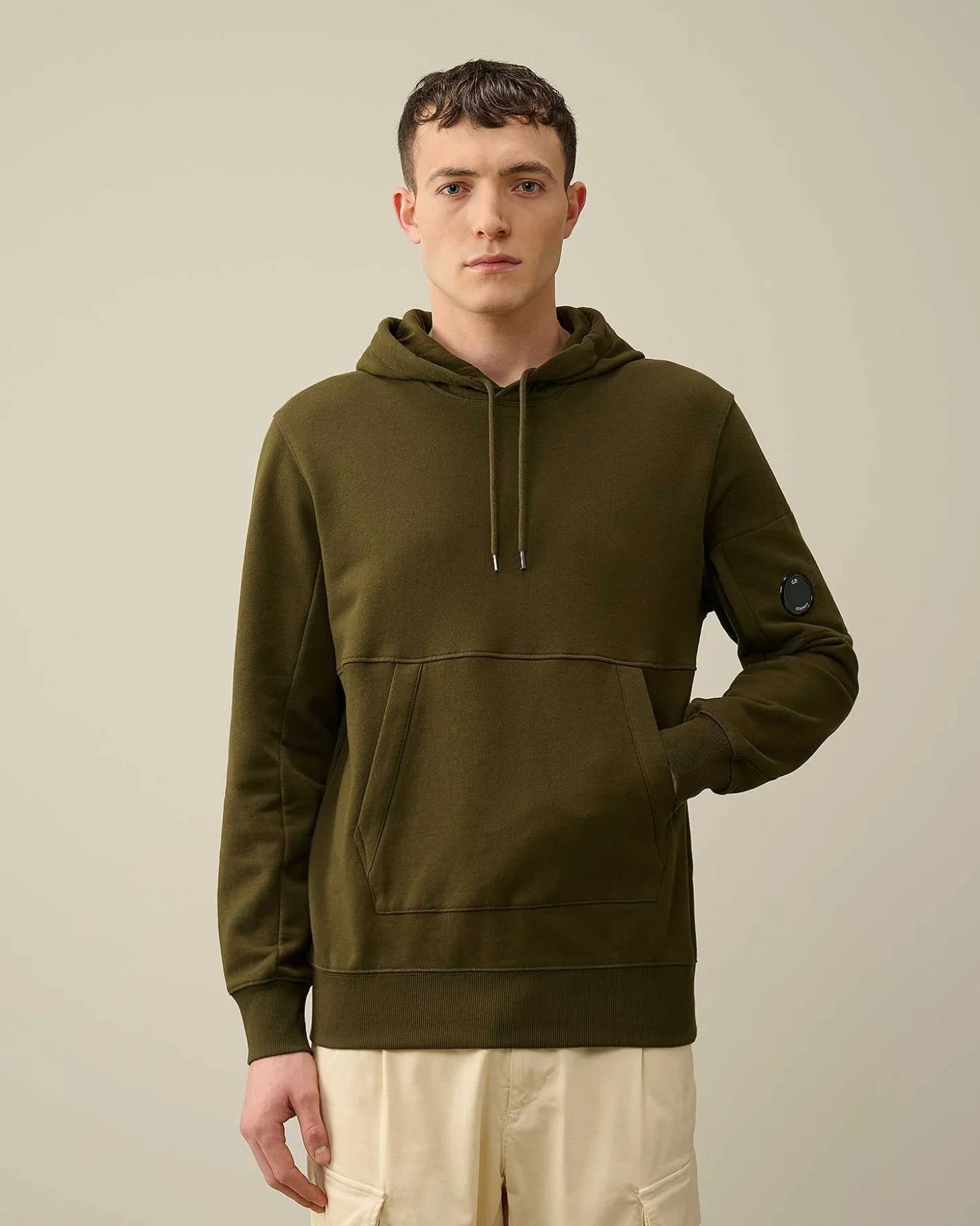 Homme C.P. Company Sweat-Shirts^Diagonal Raised Fleece Hoodie