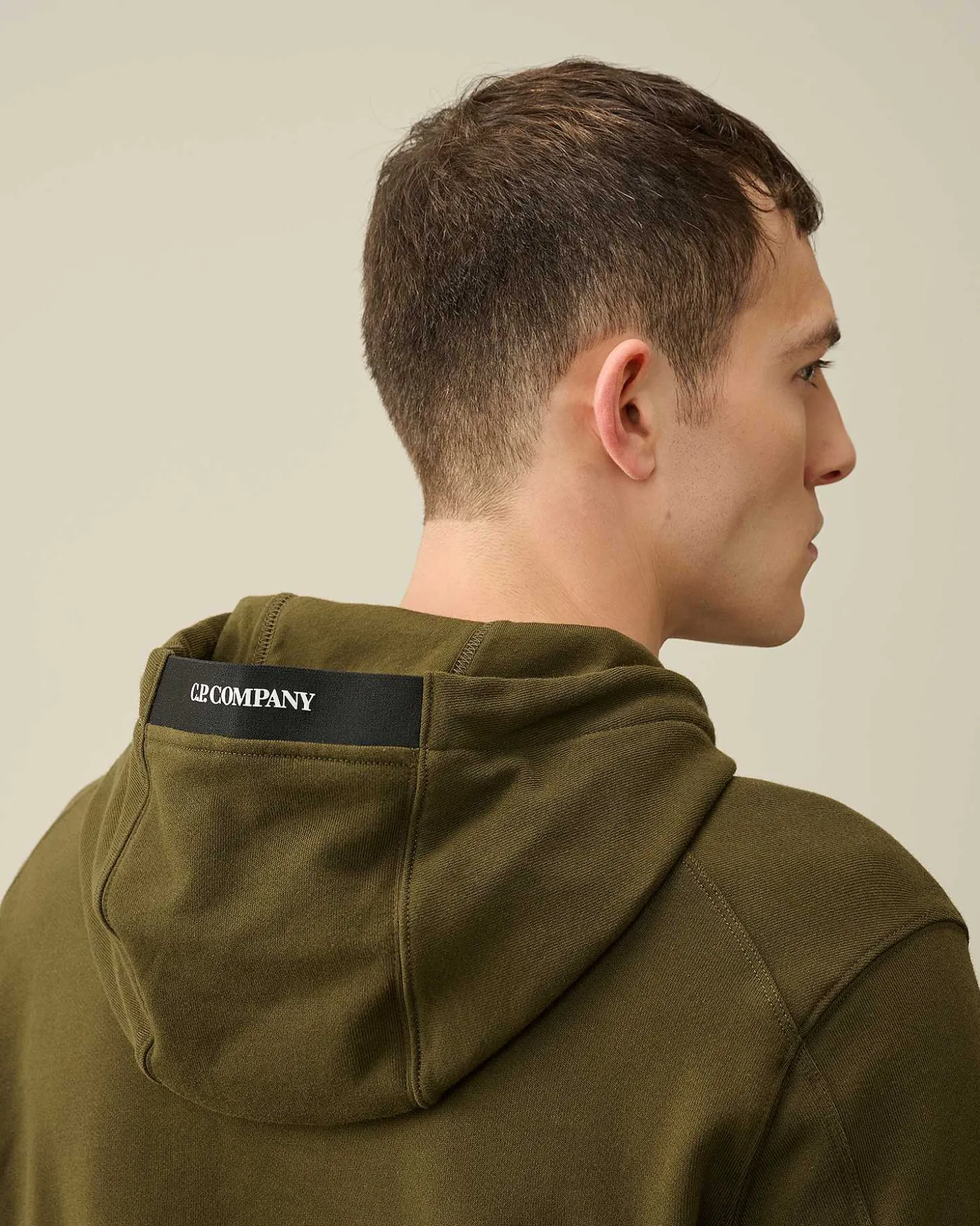 Homme C.P. Company Sweat-Shirts^Diagonal Raised Fleece Hoodie