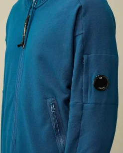 Homme C.P. Company Sweat-Shirts^Diagonal Raised Fleece Zipped Hoodie