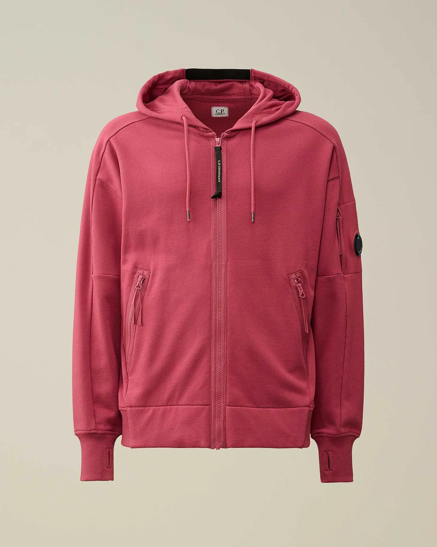 Homme C.P. Company Sweat-Shirts^Diagonal Raised Fleece Zipped Hoodie