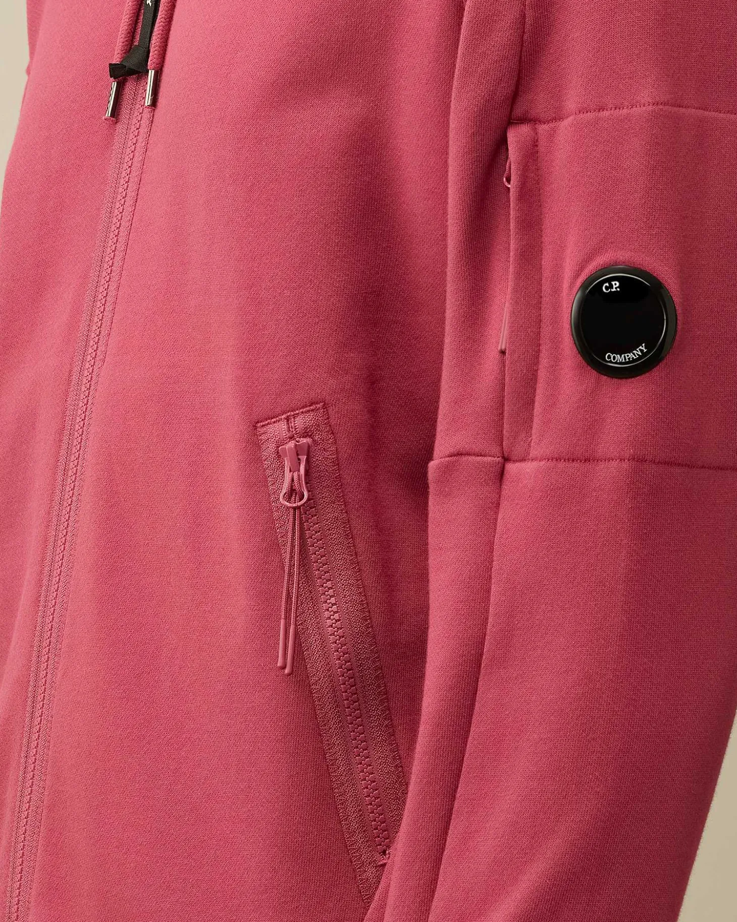 Homme C.P. Company Sweat-Shirts^Diagonal Raised Fleece Zipped Hoodie