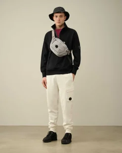 Homme C.P. Company Sweat-Shirts^Diagonal Raised Fleece Zipped Sweatshirt