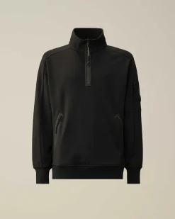 Homme C.P. Company Sweat-Shirts^Diagonal Raised Fleece Zipped Sweatshirt