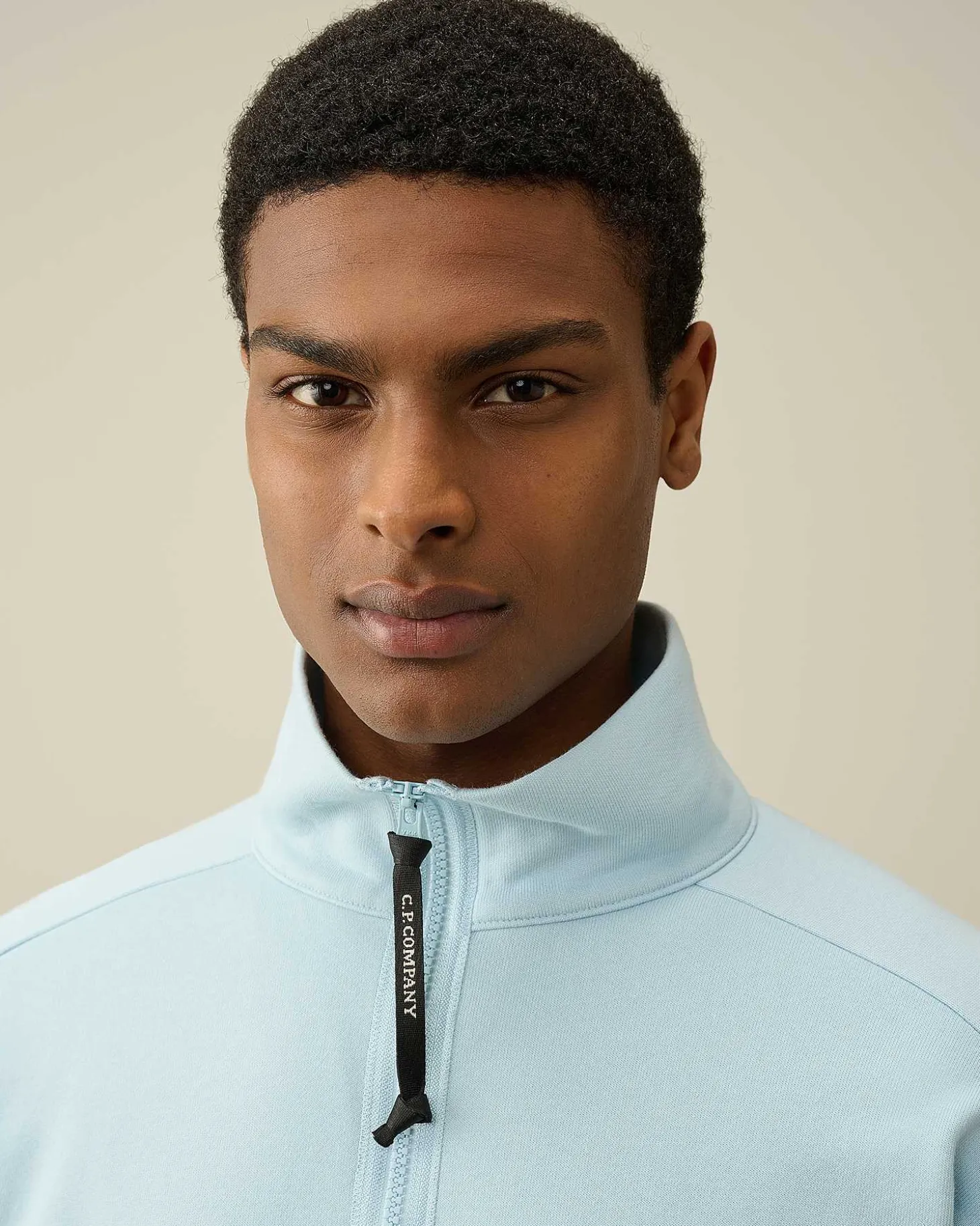 Homme C.P. Company Sweat-Shirts^Diagonal Raised Fleece Zipped Sweatshirt