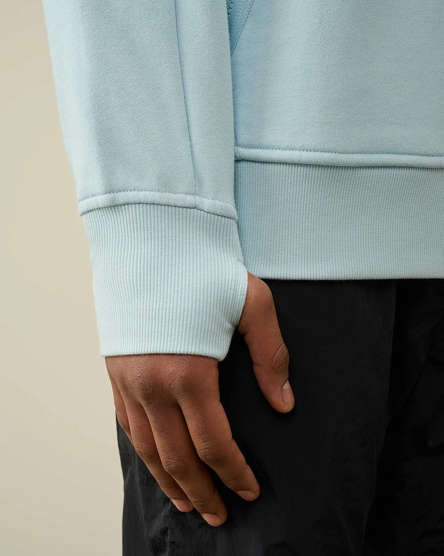 Homme C.P. Company Sweat-Shirts^Diagonal Raised Fleece Zipped Sweatshirt