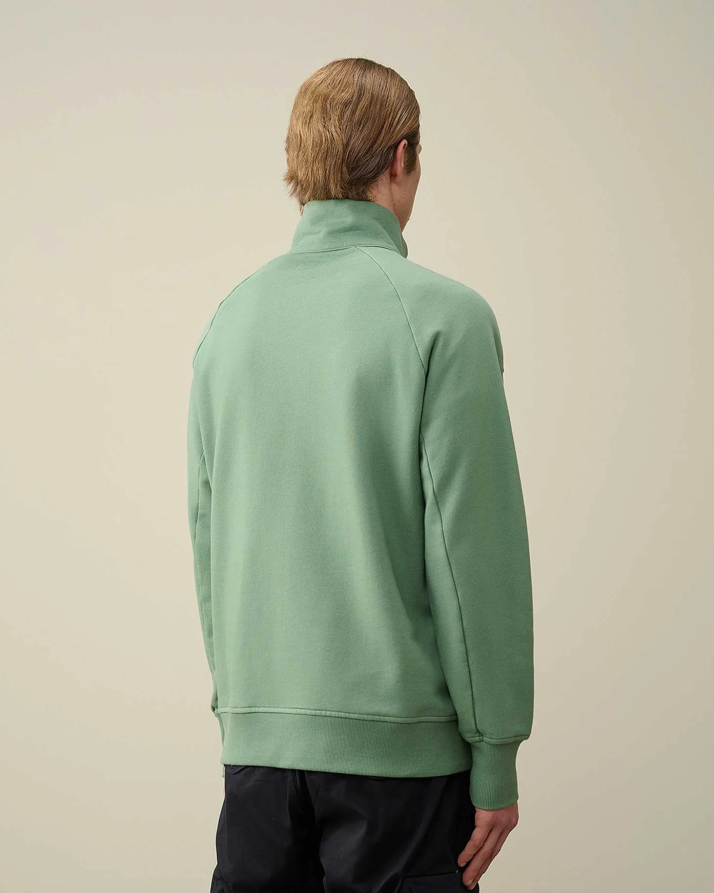 Homme C.P. Company Sweat-Shirts^Diagonal Raised Fleece Zipped Sweatshirt