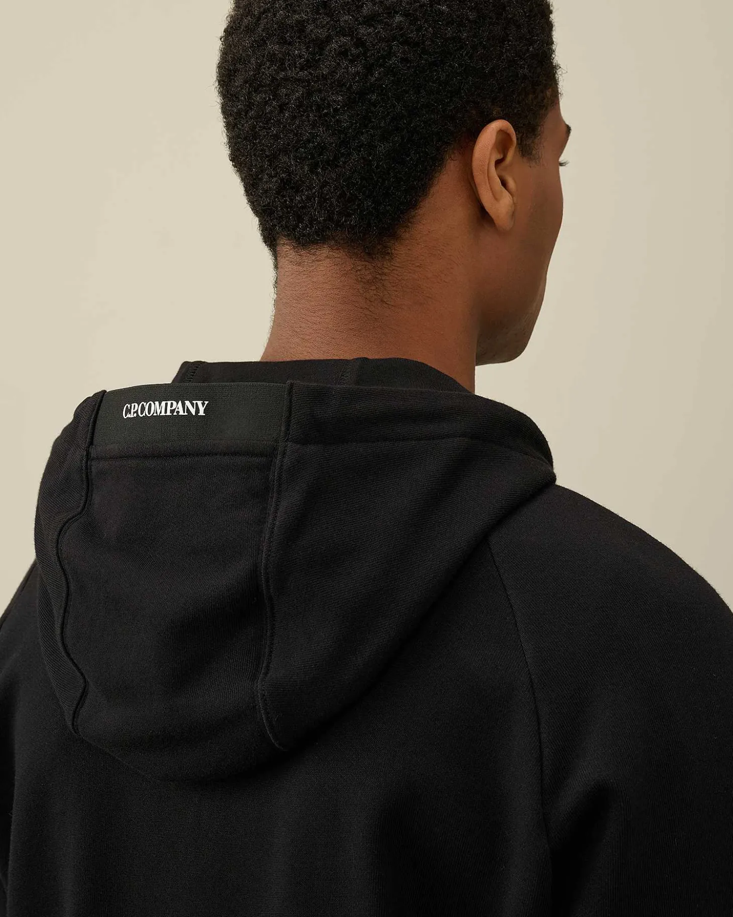 Homme C.P. Company Sweat-Shirts^Diagonal Raised Fleece Zipped Hoodie